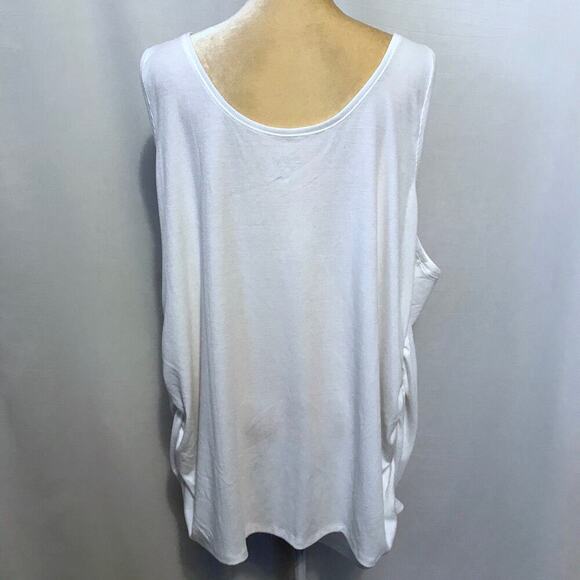Isabel Maternity NWT White Tank Top Women 4X - Picture 7 of 9